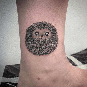 Hedgehog tattoo by Fanny #Fanny #photooftheday #hedgehog #hedgehogtattoo #babyhedgehog #babyhedgehogtatto #herisson #herissontattoo #bebeherisson #dot #dots #stipple #stippletattoo #petitspoints #blackandwhitetattoo #lespetitspointsdefanny #tattoolausanne