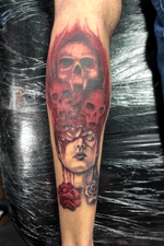 Unknown artists design from Tattoodo, tattooed by Danie Carter