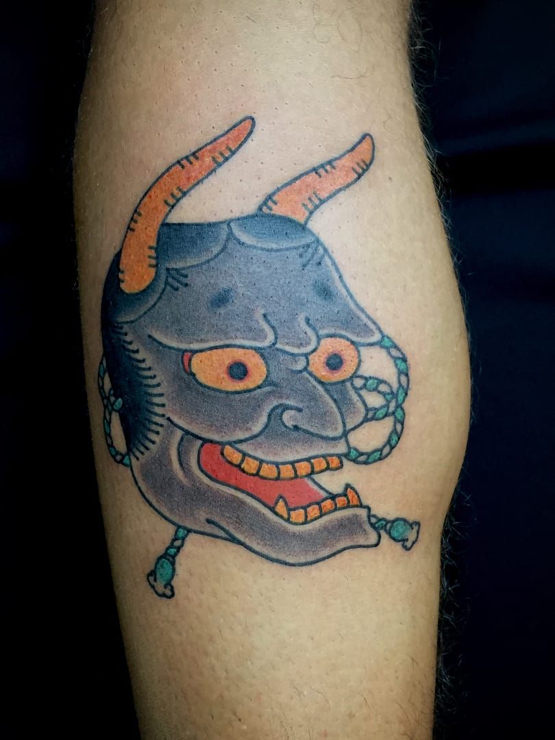 traditional japanese devil tattoo