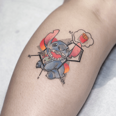 tribal tattoo disney stitch