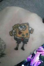 Spongebob I did on my own hand for my little sister she picked it.