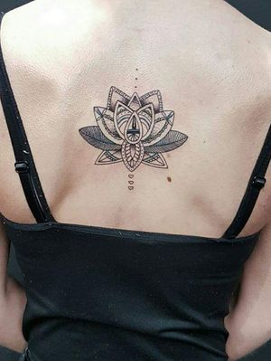 Lotus on back