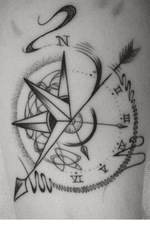 First tattoo, compass clock