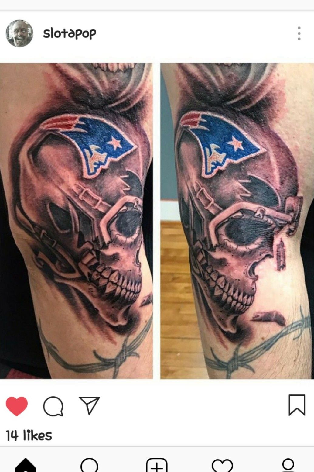 The tattoo on New England Patriots running back Antowain Smiths arm News  Photo  Getty Images