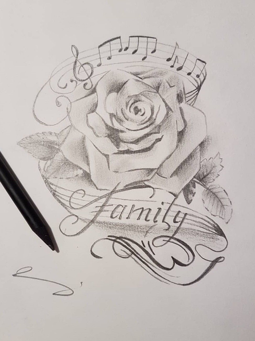 chicano roses drawings