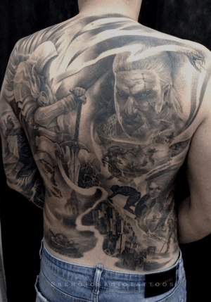 Tattoo by Sergio Sabio tattoo shop