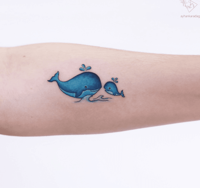 whale in Watercolor Tattoos  Search in 13M Tattoos Now  Tattoodo