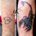 Cover Escorpión (Antes/Después - After/Before) - Brazo #tatuaje #tattoo #cover #escorpion #scorpion #scorpio #ink #realism #realismo #blacktattoo #scorpiontattoo #tinta #tattooed #animal #animals #animallovers #instaanimal #tattoos #tat #inked #tattoist #coverup #instatattoo #bodyart #tatts #tats #amazingink #tattedup #inkedup #blackandgreytattoo 