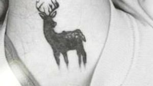 Tatts I have found I really like.. But in the comments. I have listed What the changes are that I would have made.. Buck Silouette Tattoo.. Changes: Not give a full grown Buck Fawn Spots, and make him look like a full sized Buck.. As well as the placement .. 