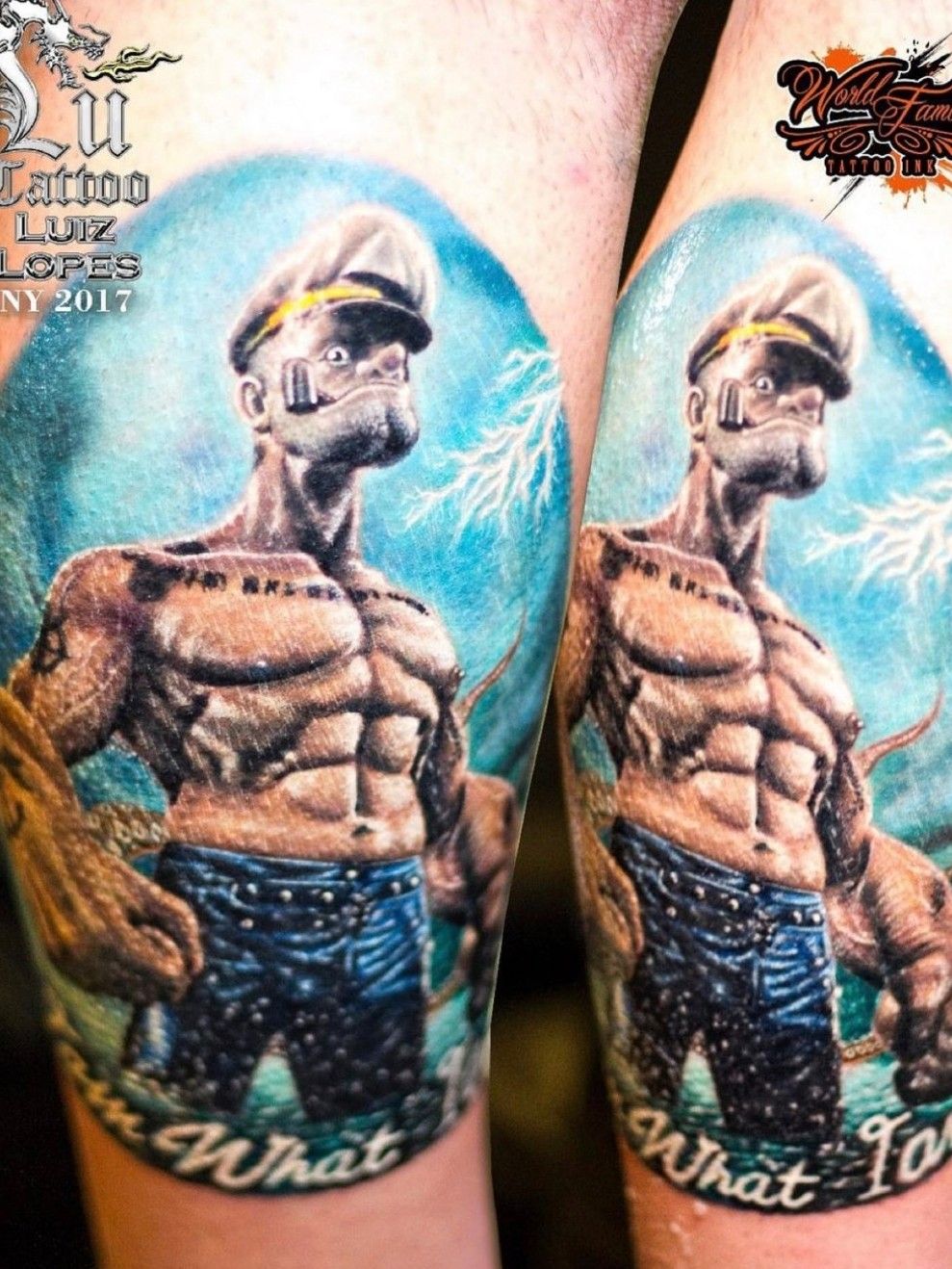 Popeye fist tattoo            tattoo tattooing art artist  popeye popeyetattoo cartoontattoo abhiinkzone  Instagram