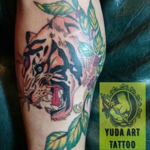 Tattoo Tigre Estilo Japonés #eternalink #momsink #guatemalatattoo