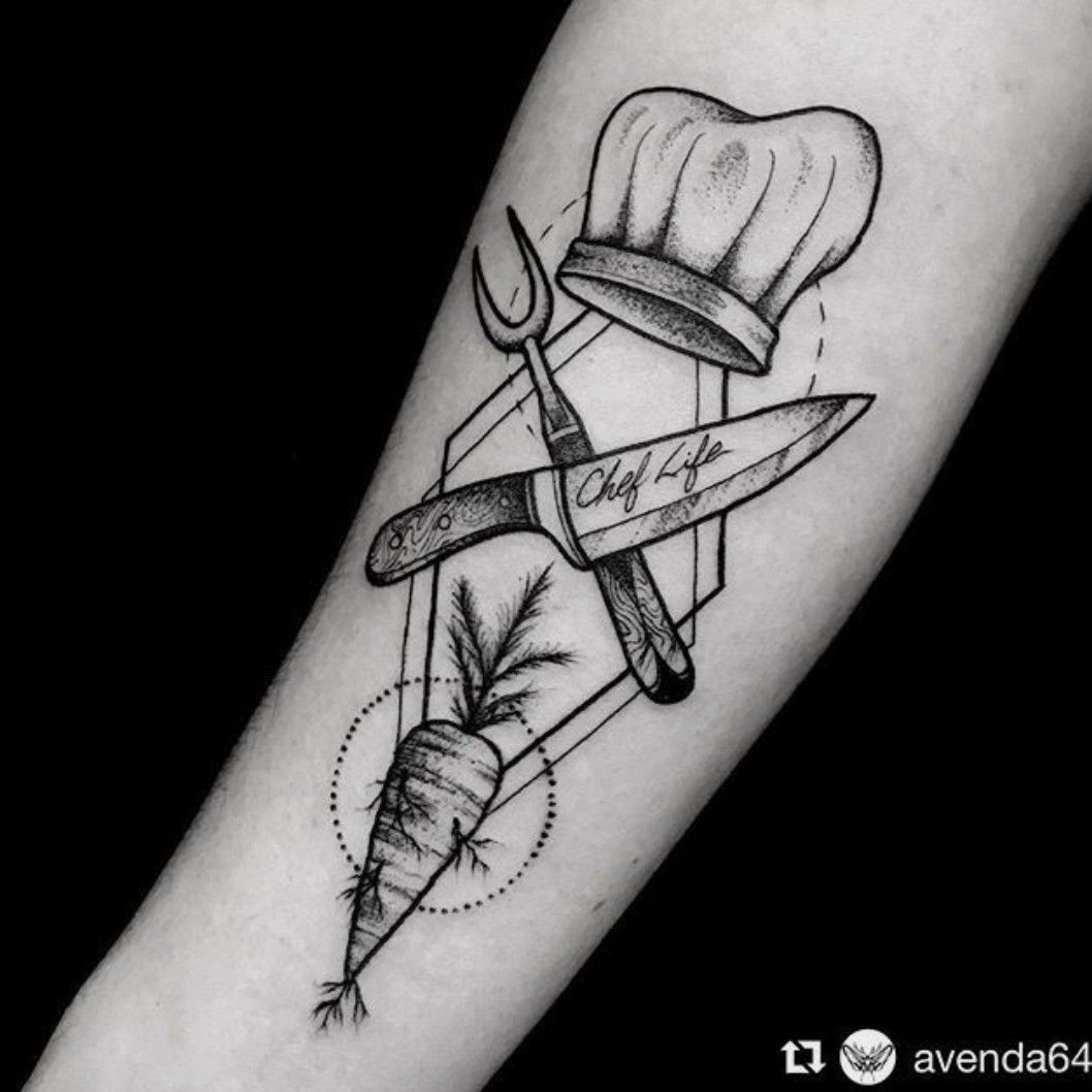 Custom chef life tattoo done  Inkblot tattoo  art studio  Facebook