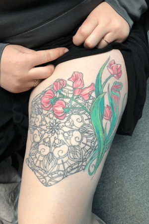 A neat thigh piece- we may do some soft shading- 