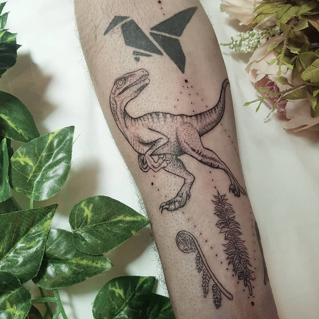 velociraptor tattoo designs