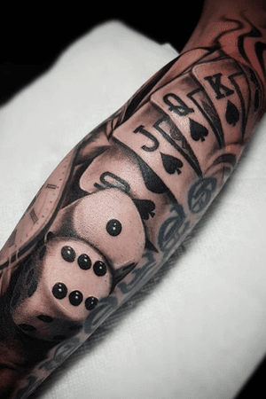 #tattoo #ink #dice #cards 