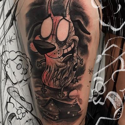 cowardly lion badge of courage tattoo
