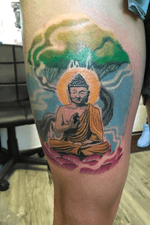 Buddha on lotus 
