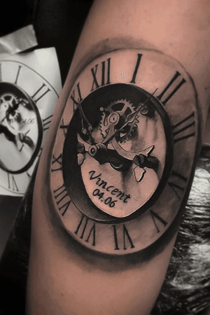 #tattooartist #clock #realism 