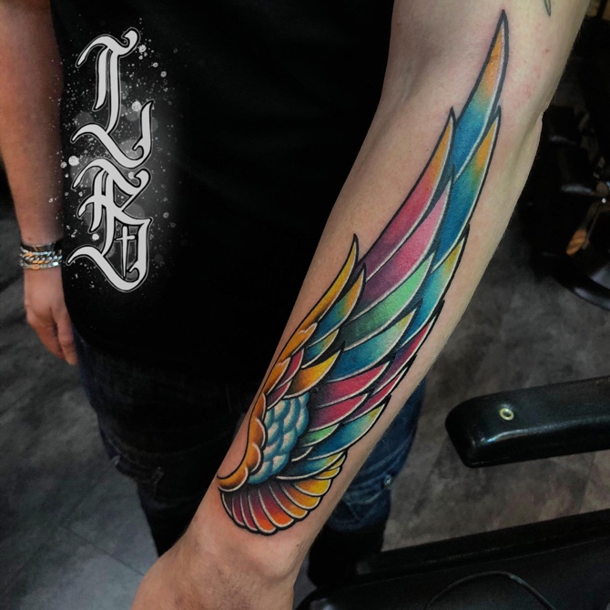 UV Wings Tattoo  InkStyleMag