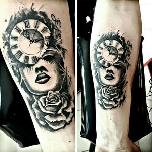 Clock tattoo