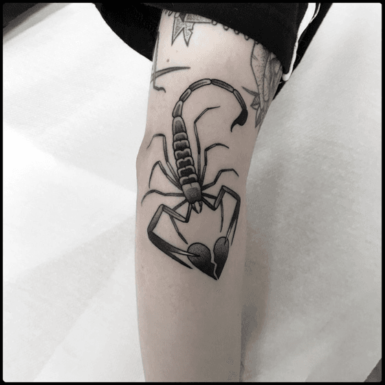 Red Heart Scorpion Tattoo follow my ig  inkskilla tattoo tatt   134K Views  TikTok