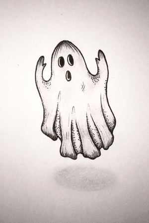 Spooky ghost 👻 #GhostTattoo #art 