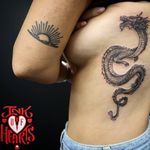 Kiss of the Dragon ♧ #Dragon #DragonTattoo #Tattoo #Tattoos #TattoosAndPiercings #IOH