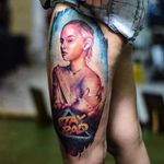 Neon Tattoo portrait 