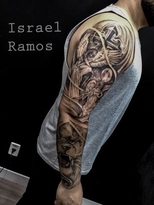 Tatuagem realizada por Israel Ramos