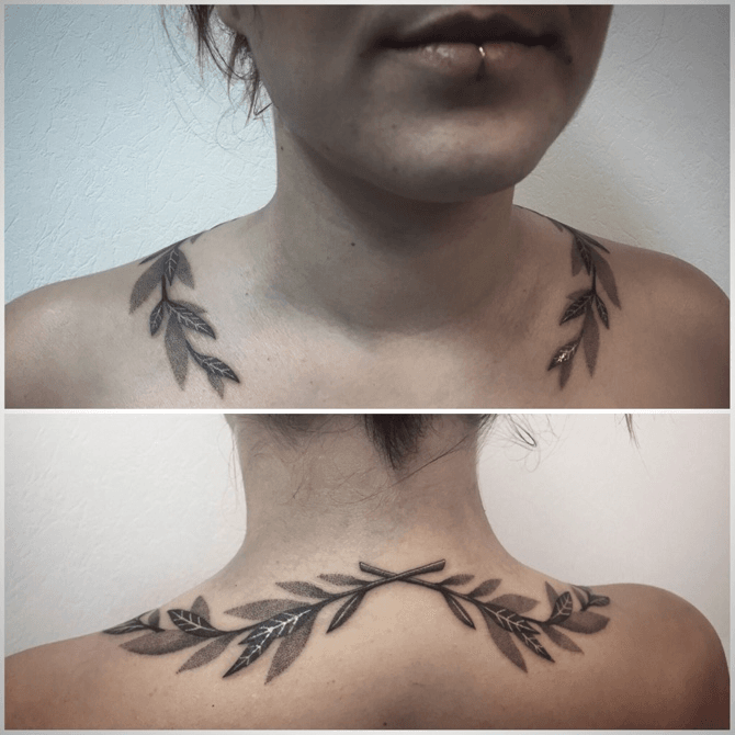 Laurel wreath tattoo  tattoo femaletattooartist legtattoo njtatt   93K Views  TikTok