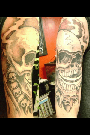 (2010) Skulls. 1 for me the remaining 6 skulls are my family! 
