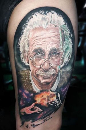 Realism Colored Tattoo Portrait