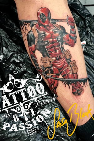 Death Pool ! Did this one in a full day session and won the second place for best colour . Since deadpool is one of my favorites i had so much fun on this one .