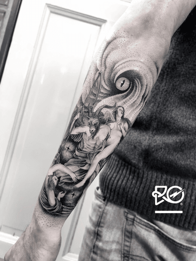 By RO. Robert Pavez • Apocalypse 2 • Done in studio ZOI TATTOO • Stockholm 🇸🇪 2018 #engraving #dotwork #etching #dot #linework #geometric #ro #blackwork #blackworktattoo #blackandgrey #black #tattoo #fineline