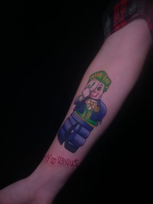 Lego Joker Tattoo 
