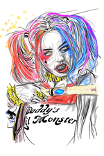 Harley Quinn custom design #harleyquinn #suicidesquad #puddin #dccomics #dc #suicidesquad2 #portraittattoo #beautyofimperfection #abstract #abstracttattoo #trashtattoo #witchinghour #witchinghourtattoo #skinart #skinartmag #inkspiration #ink #customtattoo #customdesign #jaredleto #margotrobbie #bobbygreyart #bobbygrey #inspire #daddyslilmonster #abstractrealism #amsterdam