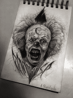 Pennywise 🖤 #sketch #tattoo #art 