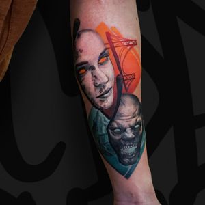 A little bit bloody whites on face :) And thank you Viktor 🙏 Dark and light parts of his life  ________________________jaer.booking@gmail.com_______________________________#TATTOODO #stencilanchored #stigmarotary #stigma #worldfamousink #tattoosnob #tattoo #tattooideas #tattooist #tattooing #tattooed #tattooartist #tattooart #tattoolife #tattoolove  #WTT #radtattoos #inkstinctsubmission #ThinkBeforeYouInk #TattooSociety #WorldOfArtists #Inked #inkeeze #avantgarde  #jaertattoo