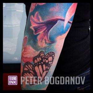 Butterfly Flowers#peterbogdanov #bealegend #legendink legendink.com