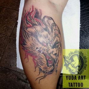 Tattoo Dragón estilo japonés #yudaart #eternalink #momsink #tattodragon #tattoojapones. https://www.facebook.com/yudaartstattoos