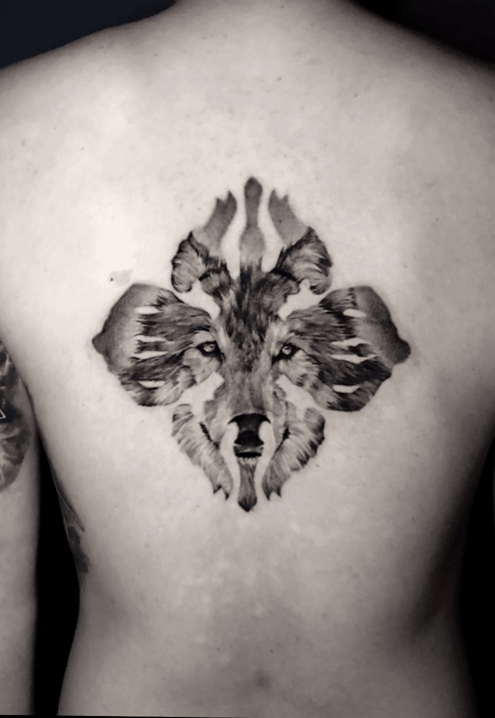 Tattoo Uploaded By Key Tattoos • Wolf Inside Vajra ✖️✖️✖️✖️✖️ Using  @Cheyenne_Tattooequipment @Inkjecta @Stencilanchored @Hustlebutterdeluxe  ✖️✖️✖️✖️✖️ #Vajra #Vajratattoo #Wolftattoo #Blackandwhitetattoo  #Blackandgreytattoo ...