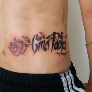 Lettering tattoo