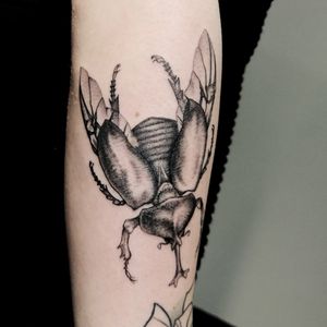 Botanical black tattoo