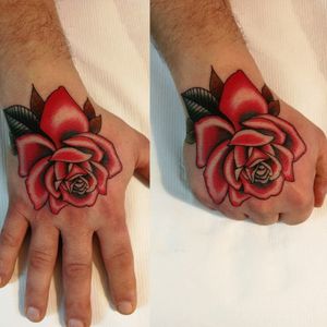 Hand tattoo newtraditional