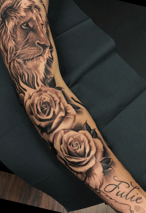 Inner part of the sleeve im in progress of getting Artist is Joseph Passion im True Tattoo Studio in california 