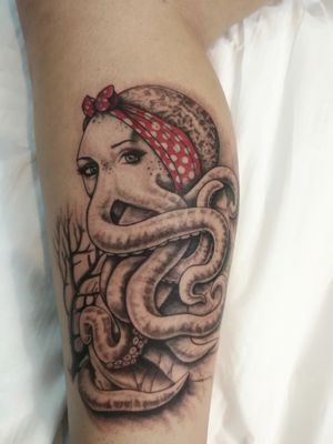 Octopus tattoo art.