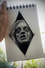 Horror🖤 #sketch #art #tattoo #tattooartist #horror 