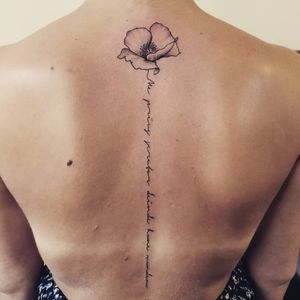 Poppy tattoo