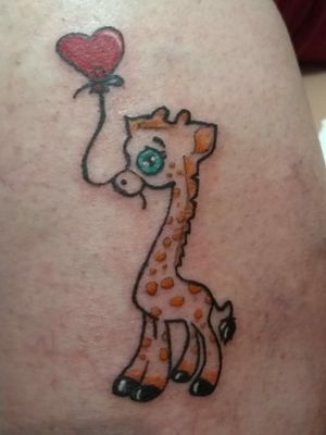 #tattooapprentice #tattooartist #giraffe