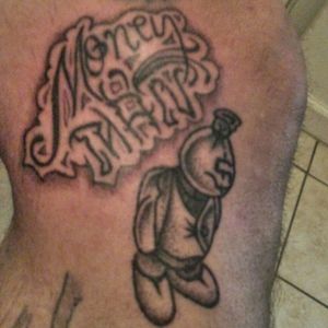 Self tattoo 90 MONEY Man